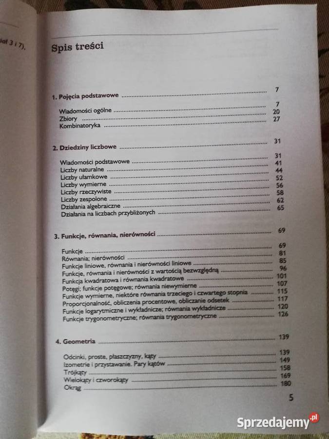Matura bez problemów matematyka Maciej Sadowski Kraków sprzedam