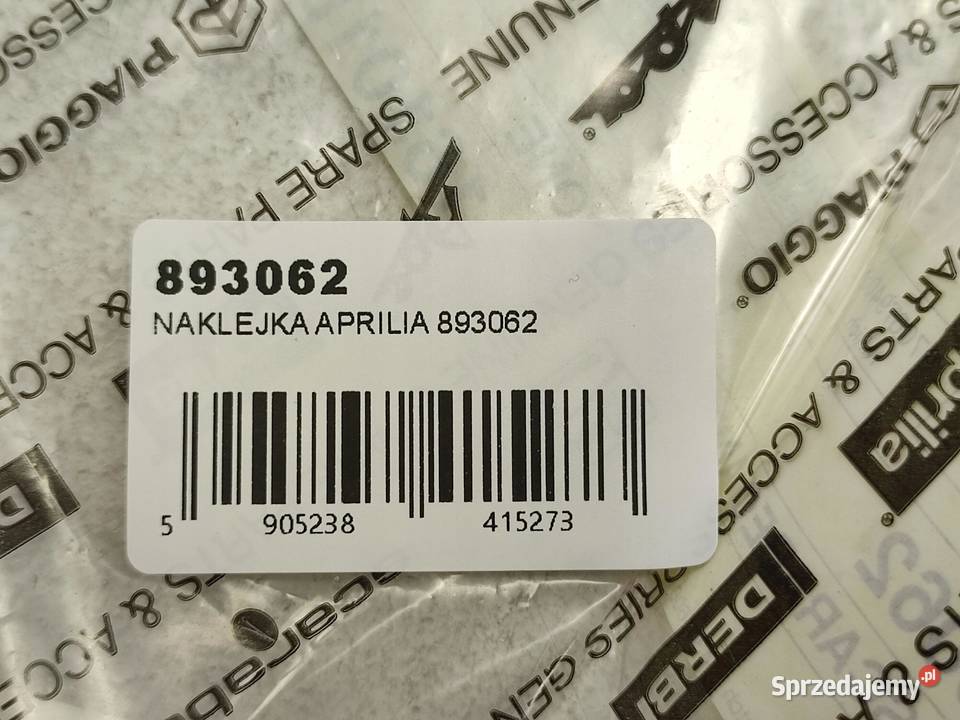 NAKLEJKA SCARABEO ZADUPEK L P APRILIA SCARABEO lubelskie sprzedam