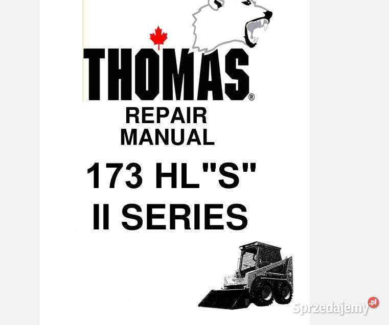 Thomas 153 1300 173HLS instrukcja napraw Kielce