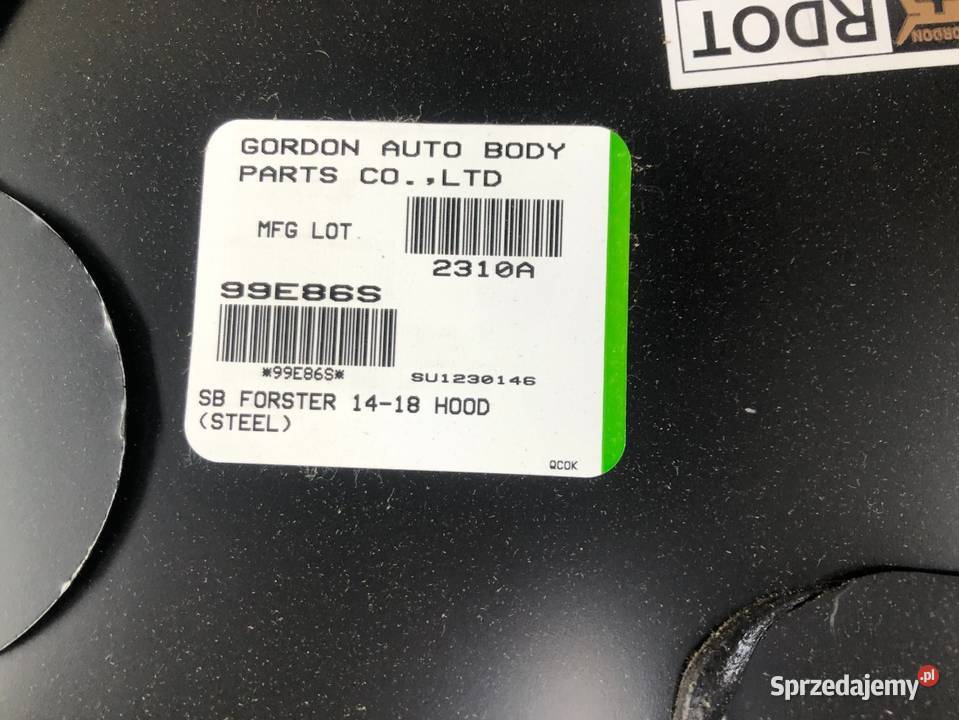 Subaru Forester SJ IV 012013052018 Maska pokrywa Skarżysko-Kamienna