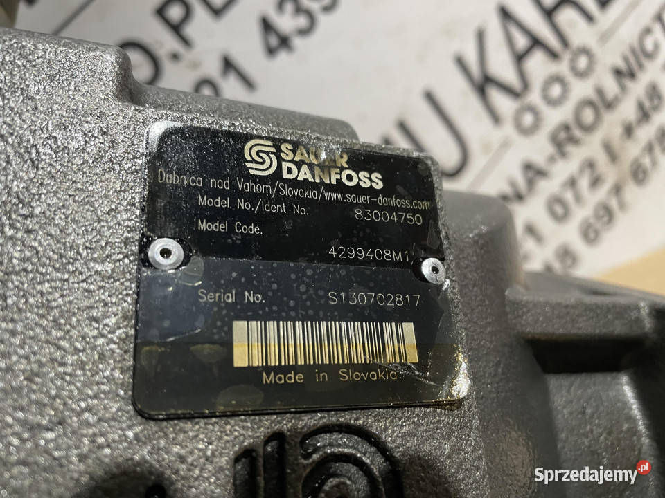 Valtra S354 Massey 8480 pompa hydrauliczna Pozostałe Jastrzębniki