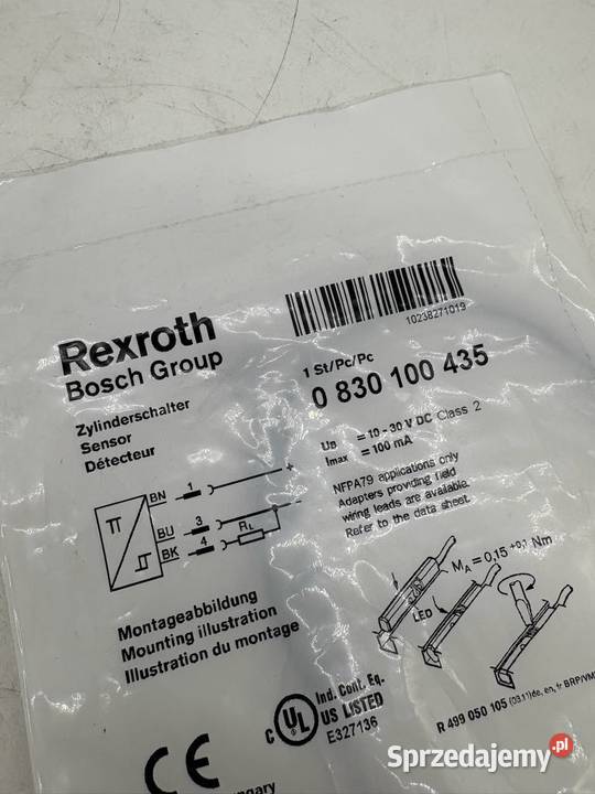 Rexroth 0 830 100 435 Czujnik zbliżeniowy Warszawa sprzedam