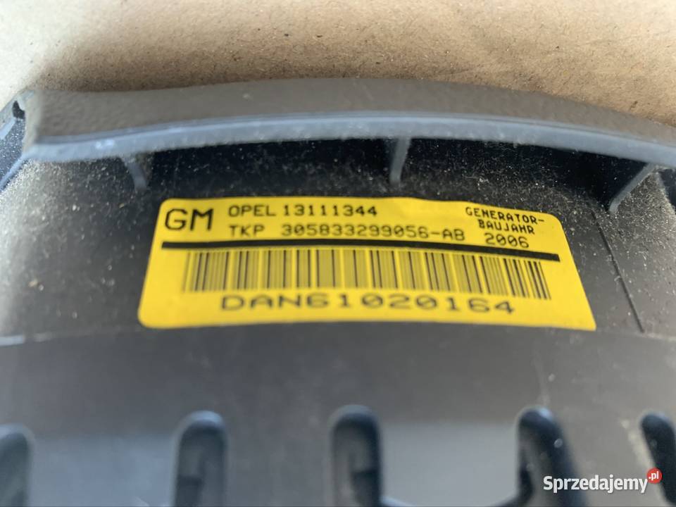 13111344 poduszka powietrzna kierownicy Opel zachodniopomorskie Szczecin