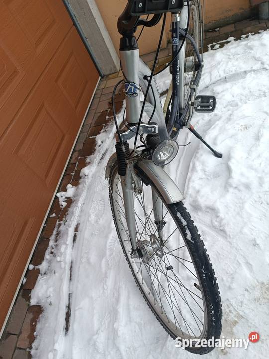 Rower 28 aluminiowy dynamo biegi w kole Kostrzyn