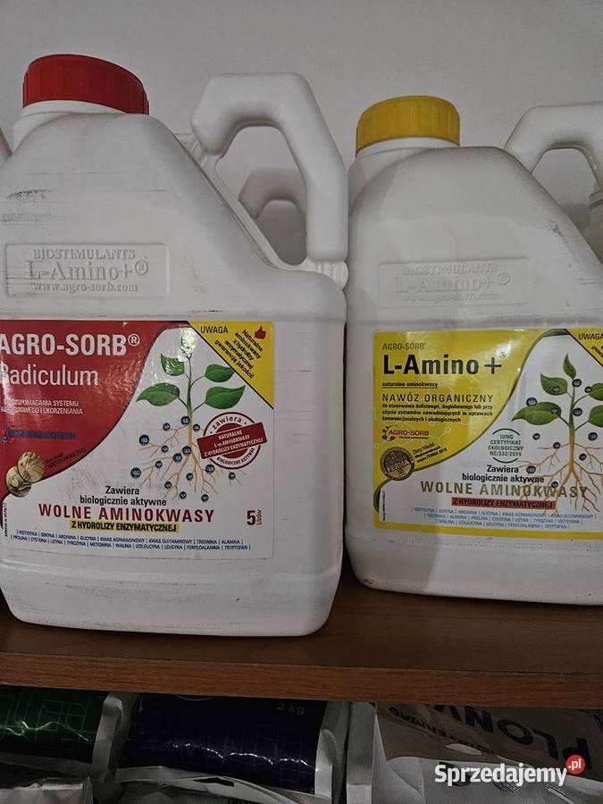 AgroSorb Folium 5l Aminokwasy Stymulator Wzrostu Radziemice