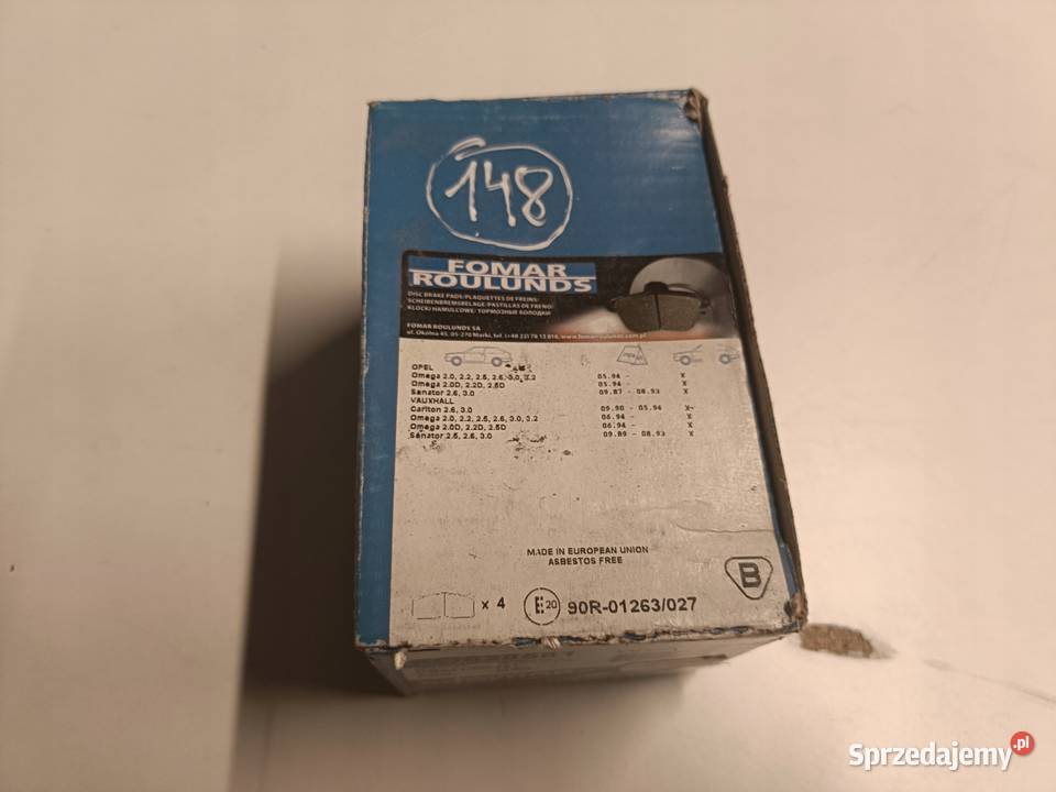 KLOCKI HAMULCOWE Opel Omega B PRZEDNIE przód lubelskie