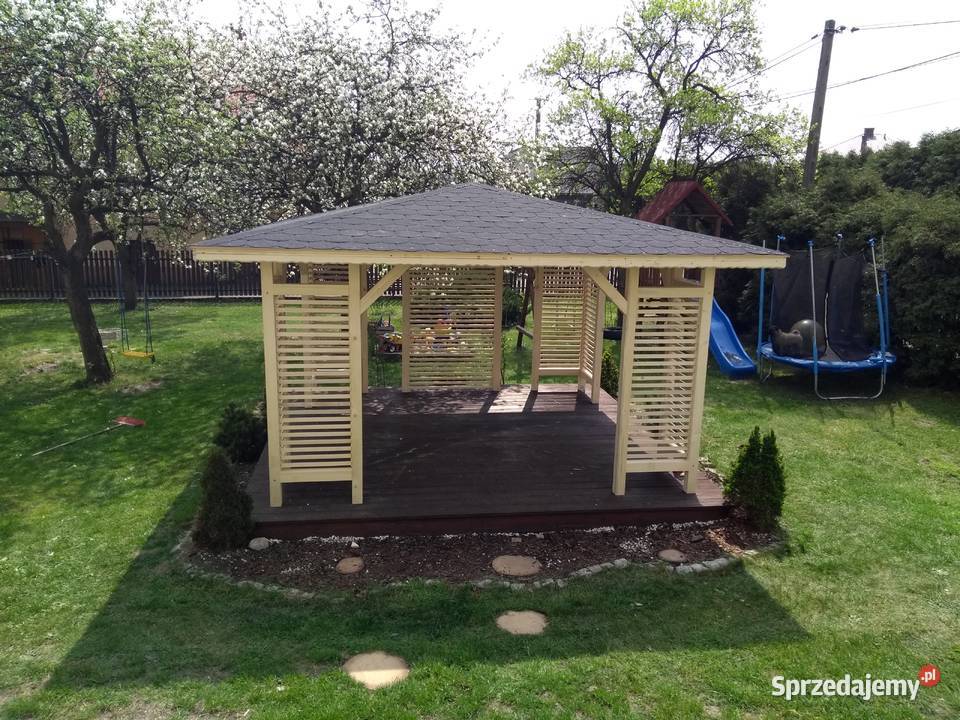 Altana 3x4 m Biała Montaż Impregnacja Dostępne Smolice