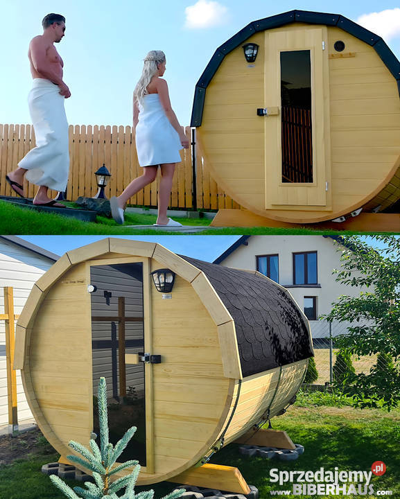 SAUNA Ogrodowa MINI mała Akcesoria BECZKA małopolskie Nowy Targ