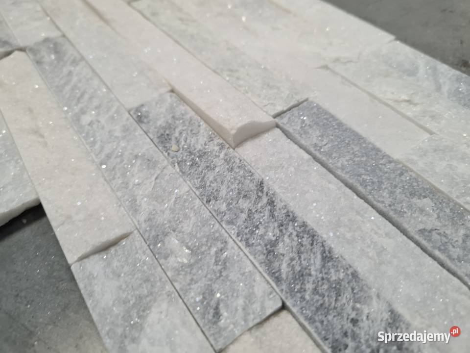 Kamień naturalny Quartz WhiteGrey 10 x 35 039 m2 mazowieckie Warszawa