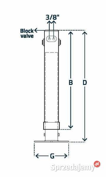 Stopa podporowa hydrauliczna STR940 Kamionna