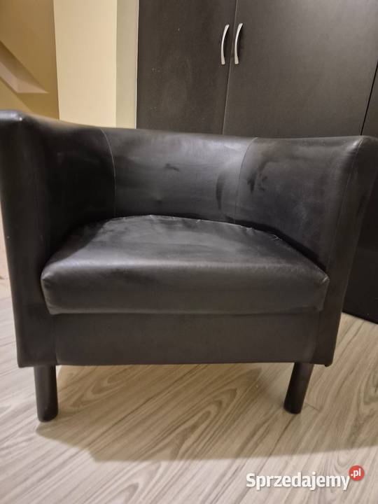 Fotele Ikea Solsta 2 sztuki kolor czarny