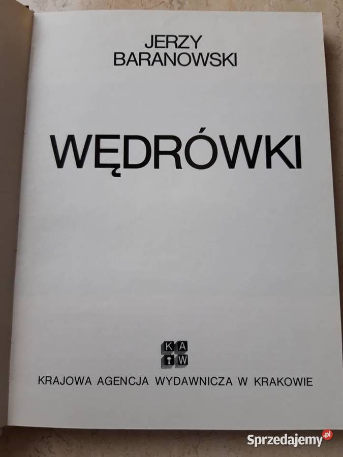 Wędrówki Jerzy Baranowski 1987 Bielsko-Biała