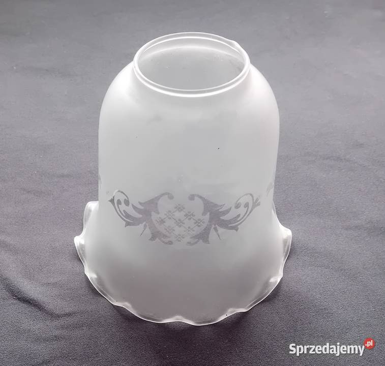 Zestaw 3 secesyjnych kloszy do lampżyrandola