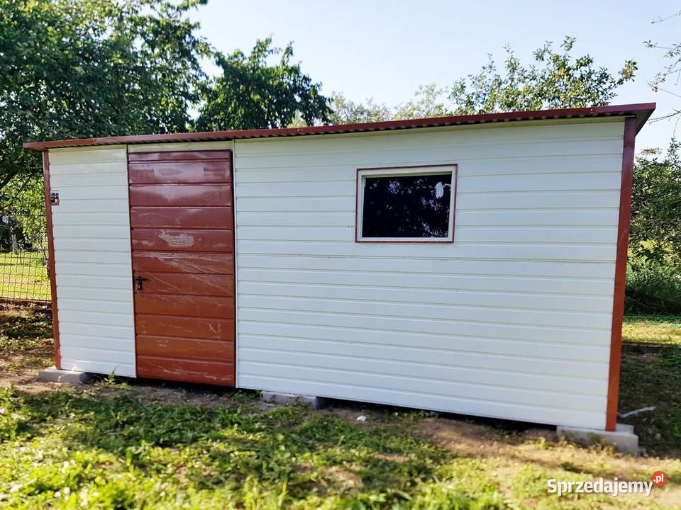 Domek ogrodowy 53m białyjasny brąz Iława