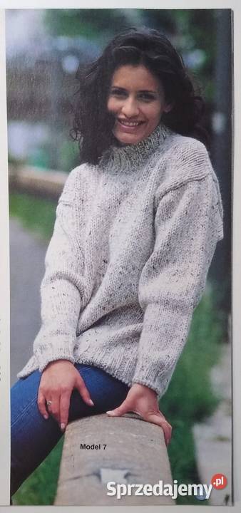 Dama w swetrze 122004 druty Gdańsk