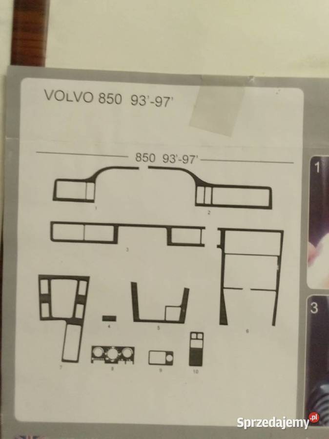 okleiny kokpitu volvo 850 v70 Bielsko-Biała