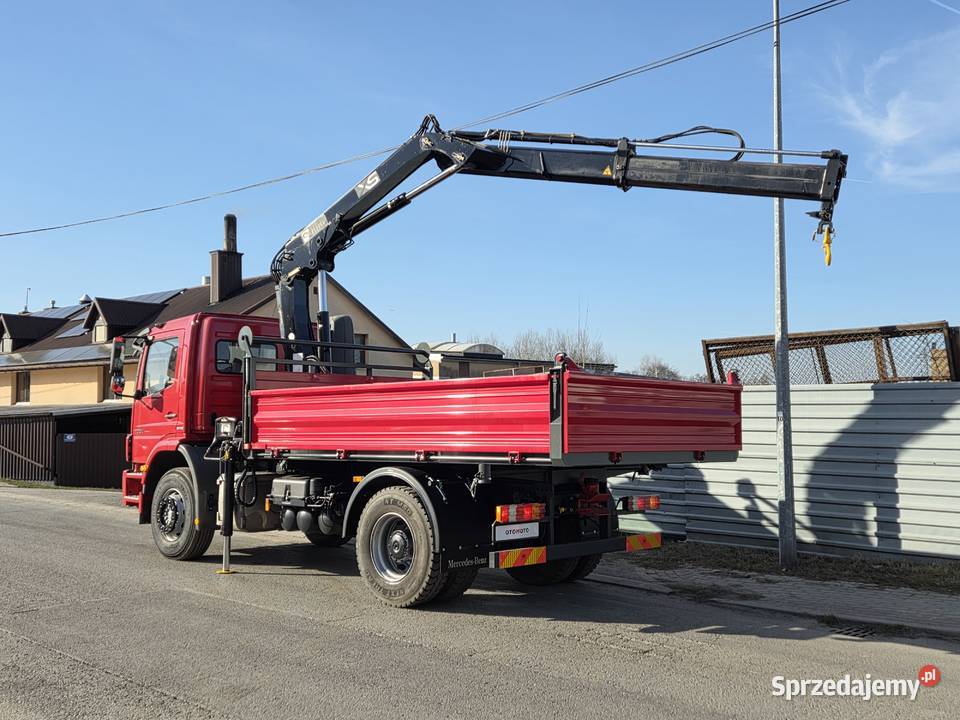 Mercedes AXOR 1824 HDS Hiab 122 Nowy Kiper regulowane zawieszenie Łańcut