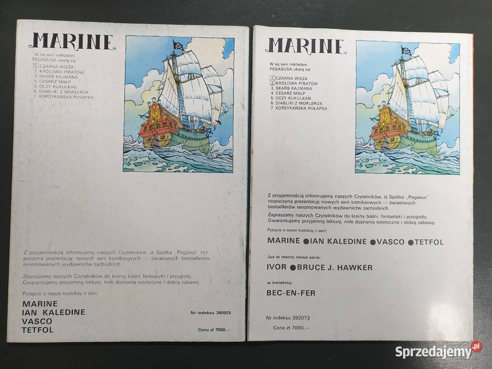 Marine Czarna Wieża Królowa Piratów komiksy Gdynia