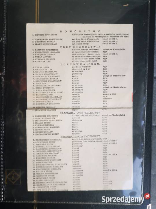 Folder Gdańsk Załoga Obrony Westerplatte sprzedam