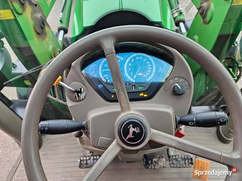 ohn Deere 6115R ładowacz JD H340 2013 TLS Super Gąsewo