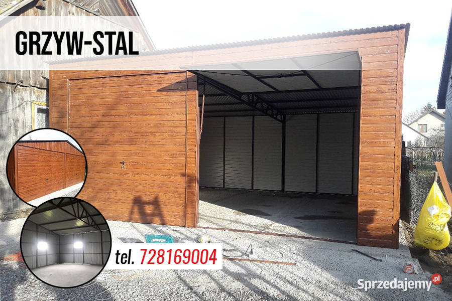 Garaż blaszany drewnopodobny Garaże Blaszane Lublin sprzedam