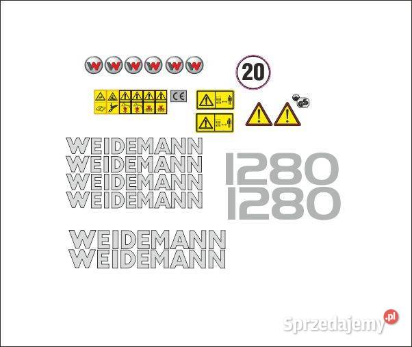 Naklejki naklejka na weidemann 1280 mocne wielkopolskie Pleszew
