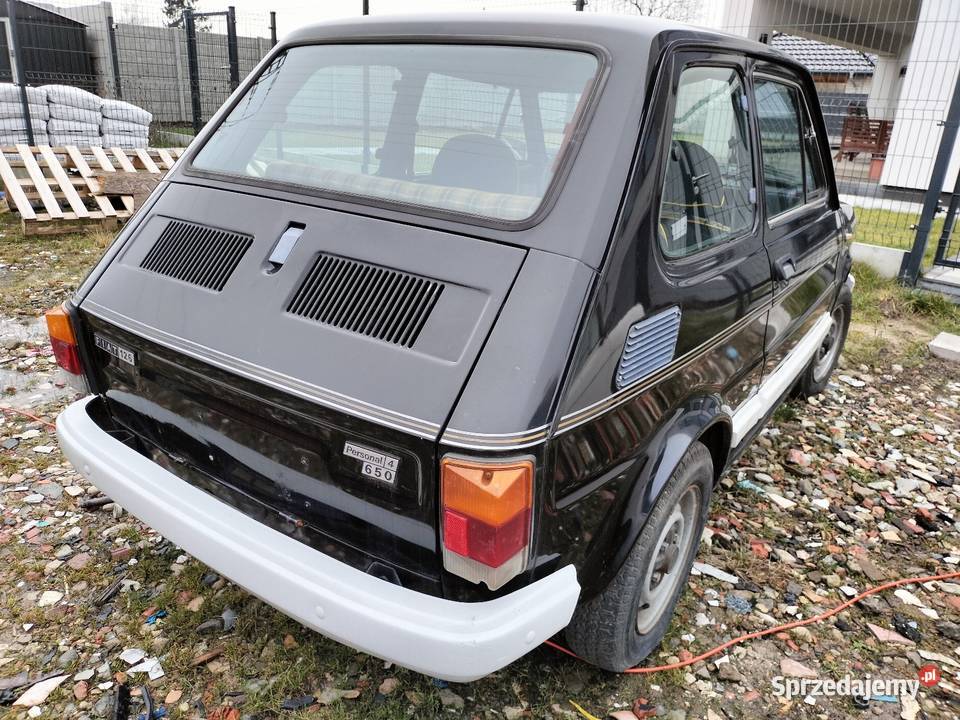 Fiat 126 Black włoski zarejestrowany maluch możliwa zamiana Kostrzyn