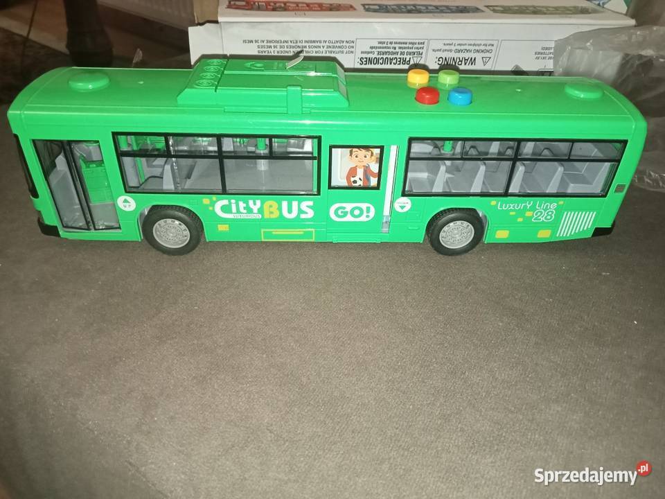 zabawka model autobusu miejskiego Nowy Tomyśl
