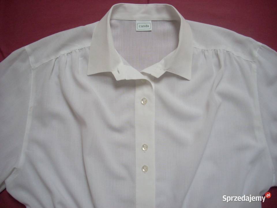 Canda CA Biała Gładka Koszula Bluzka 44 46 małopolskie Nowy Sącz