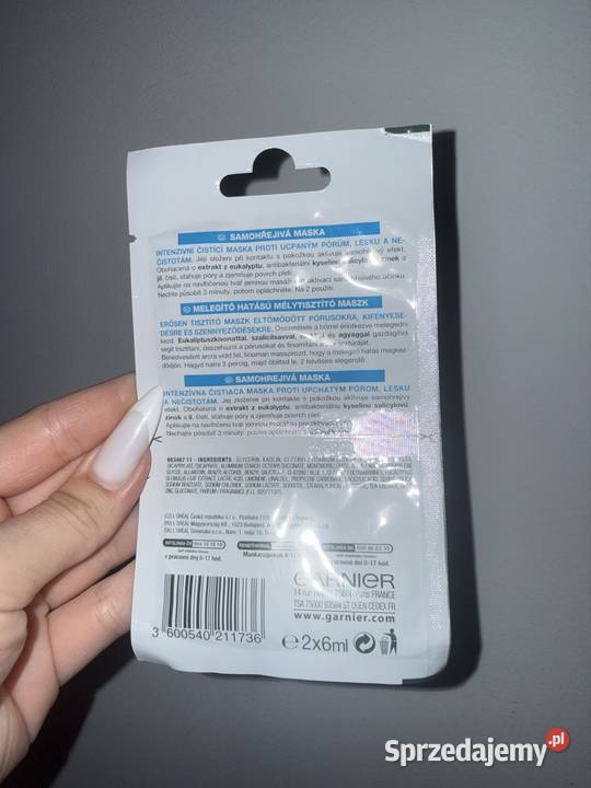 Garnier Pure Rozgrzewająca Maseczka Kosmetyki i perfumy Miasteczko Śląskie