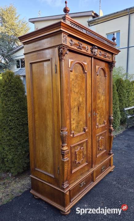 Przepiękna szafa eklektyczna koniec XIX wieku