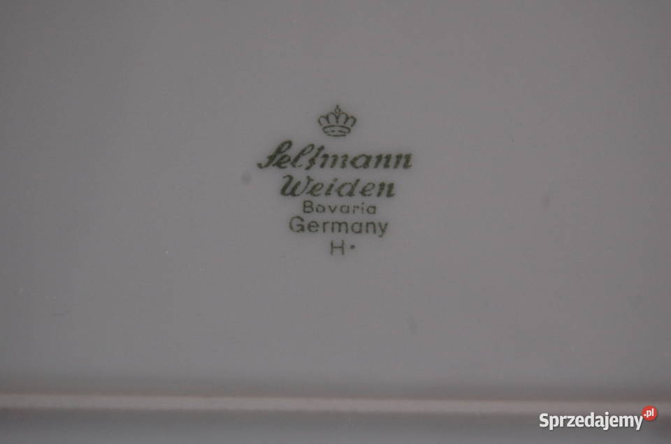 Porcelanowe kieliszki na jajka półmisek Seltmann Będzin