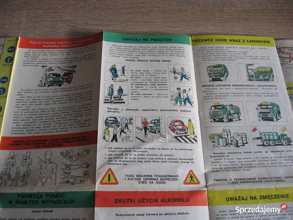 Polonez Borewicz mapa samochodowa 1981r klasyk podkarpackie Przemyśl