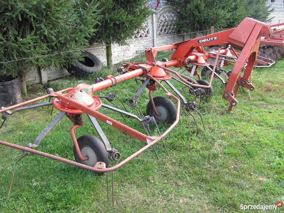 Przetrząsarka przewracarka Deutz Fahr łódzkie Rossoszyca