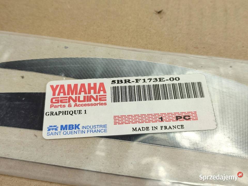 NAKLEJKA NA LEWY BOCZEK YAMAHA YQ50R 19971998