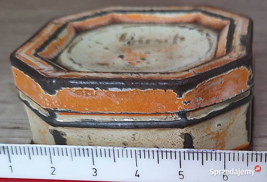 Pudełko opakowanie metalowe Hirsch Ostrów Wielkopolski sprzedam