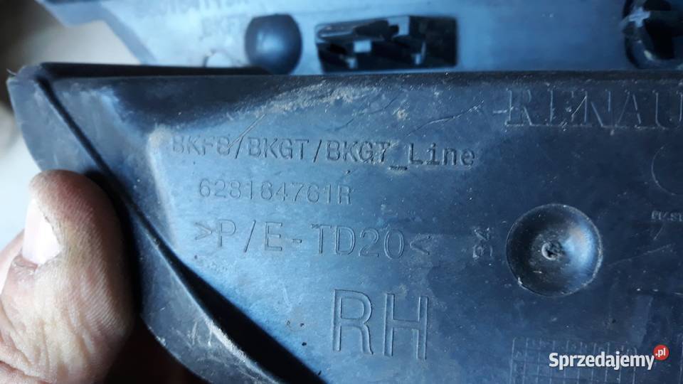RENAULT MEGANE 4 IV ŚLIZG ZDERZAKA PRAWY PRZÓD osobowe Zatom Stary