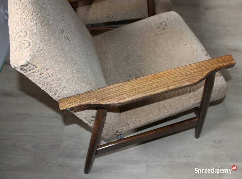 Fotel LISEK typ 300190 Midcentury modern PRL Gliwice sprzedam