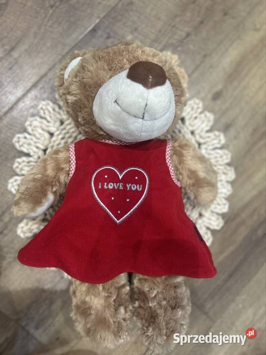 Miś Fabryka Miśków Smyk miś mówiący I love you Maskotki Wyszków
