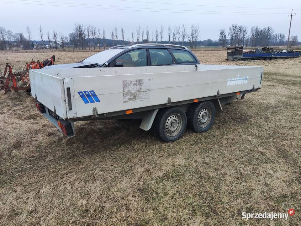 Przyczepa platforma burtowa dwuosiowa 2000 dmc Sędziszów Małopolski