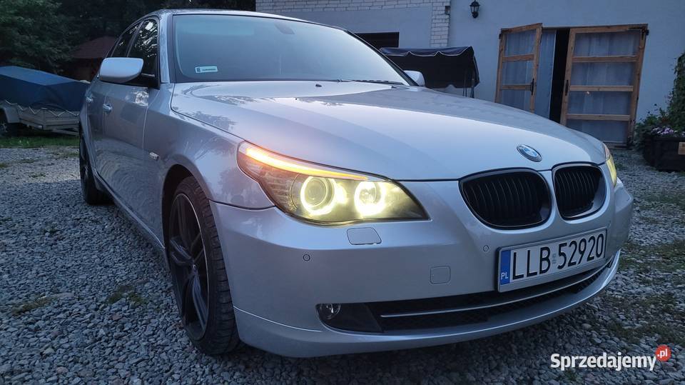 Bmw seria 5 e60 525d 197 2007r sedan automat aluminiowe felgi Lubartów