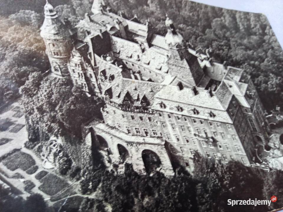 Stara widokówka ZAMEK KSIĄŻ