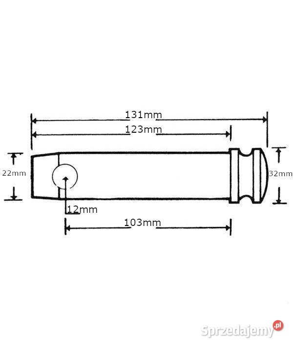 Sworzeń 22x103 mm kat1 Kramp Z322103KR Kamionna sprzedam