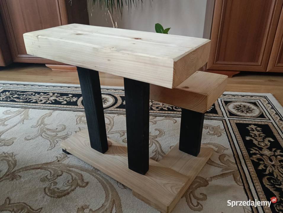 Kwietnikstojak w stylu loftowym drewniany kątowy Kielce sprzedam