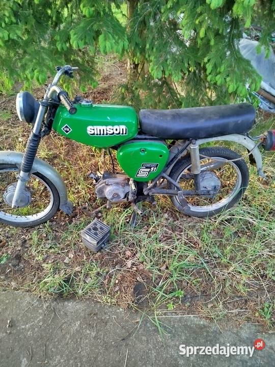 Simson S51 z 1989 roku zarejestrowany Radomsko