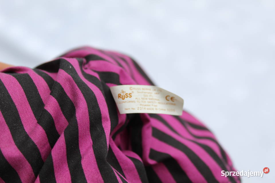 Troll Russ Żółty Pirat Siedzący Duży Maskotka