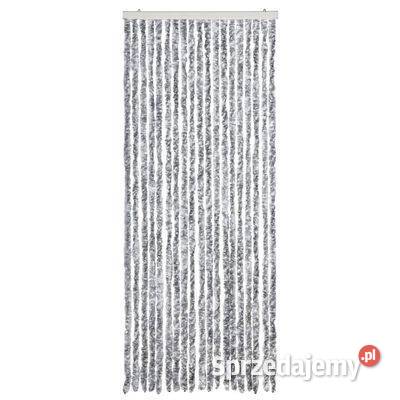 vidaXL Zasłona na owady szarość i biel 56x185 Warszawa