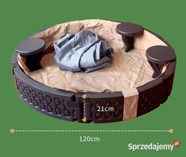 piaskownica plastikowa okrągła