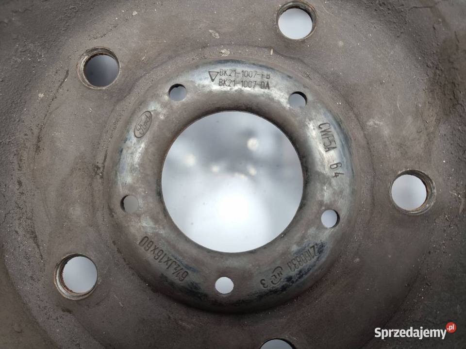 FELGA STALOWA 16 FORD TRANSIT MK8 osobowe Pozostałe Części samochodowe kujawsko-pomorskie