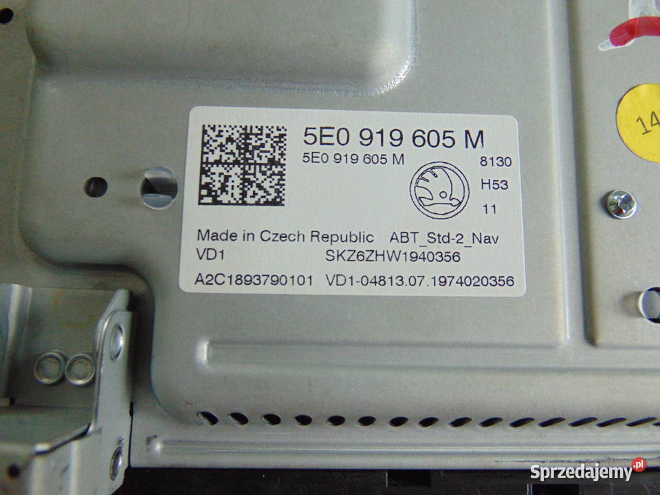 radio nawigacja mib2 skoda octavia III lift